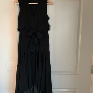 Black flowy dress | v-neck dress | black cocktail dress 🌟